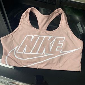 Nike pink sports bra